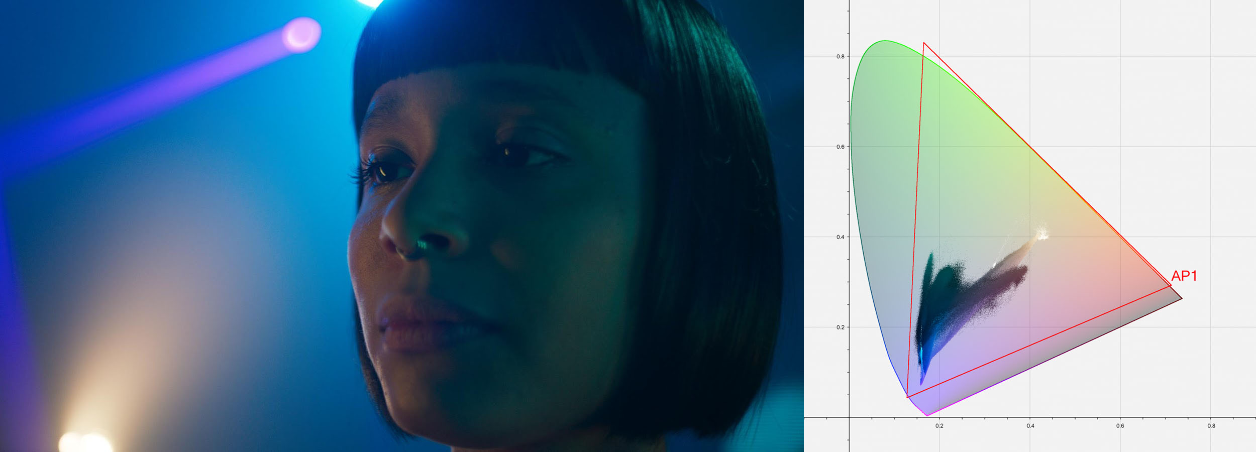 After Gamut Compression (ACES Rec. 709 Output Transform)